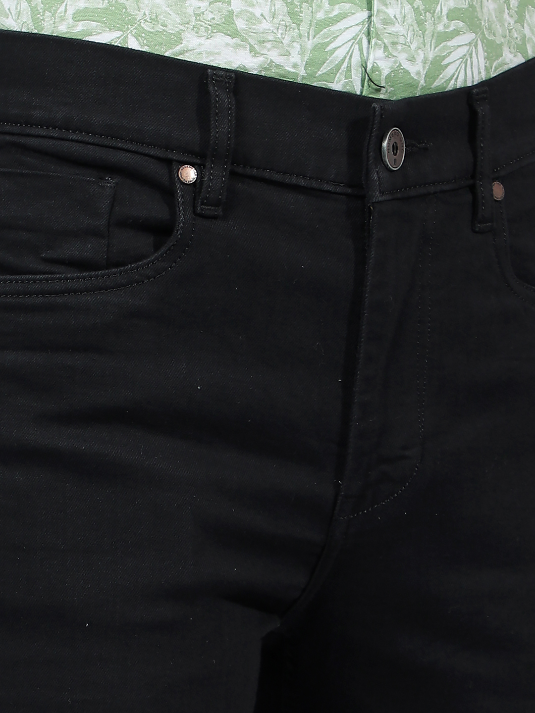 Numero Uno Men Faded Black Jeans